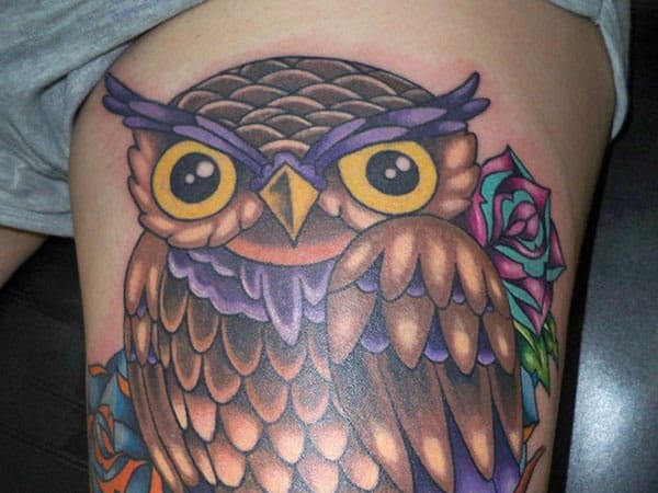 traditional tattoo owl tattoos