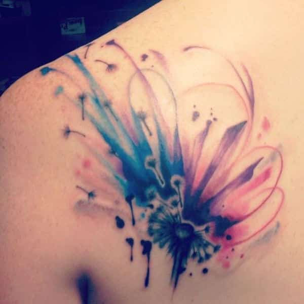 dandelion tattoo designs