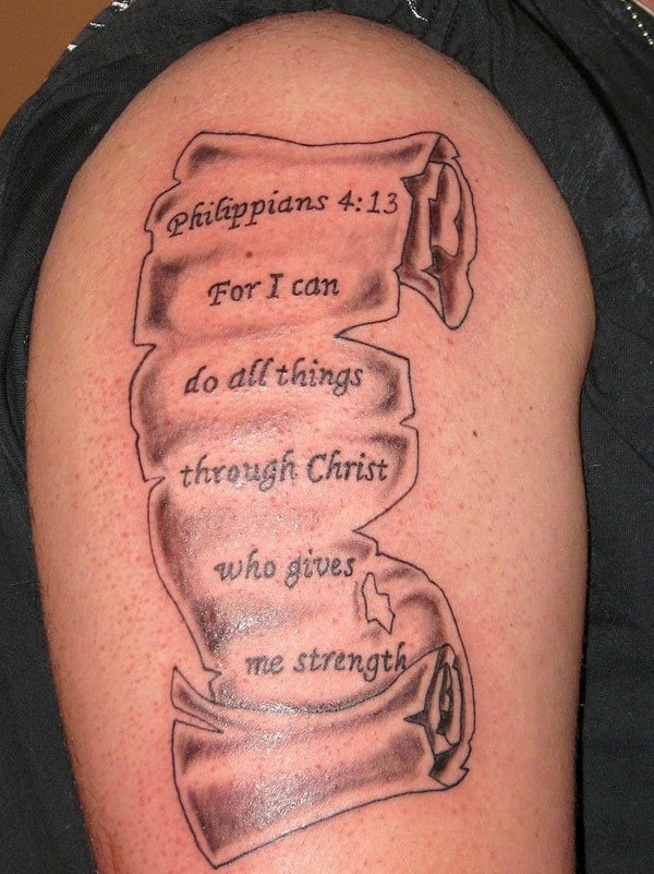 inspirational bible verse tattoos ideas