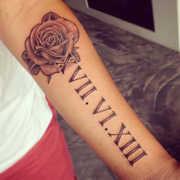 roman-numeral-arm-tattoo