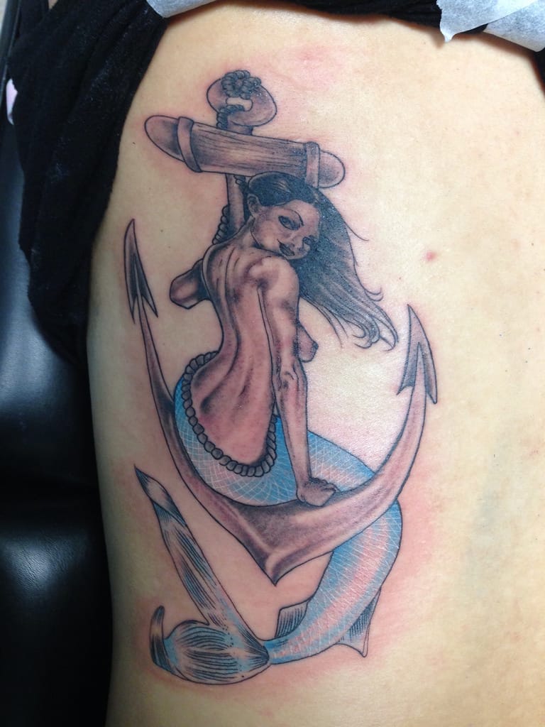 sexy mermaid tattoo 2016