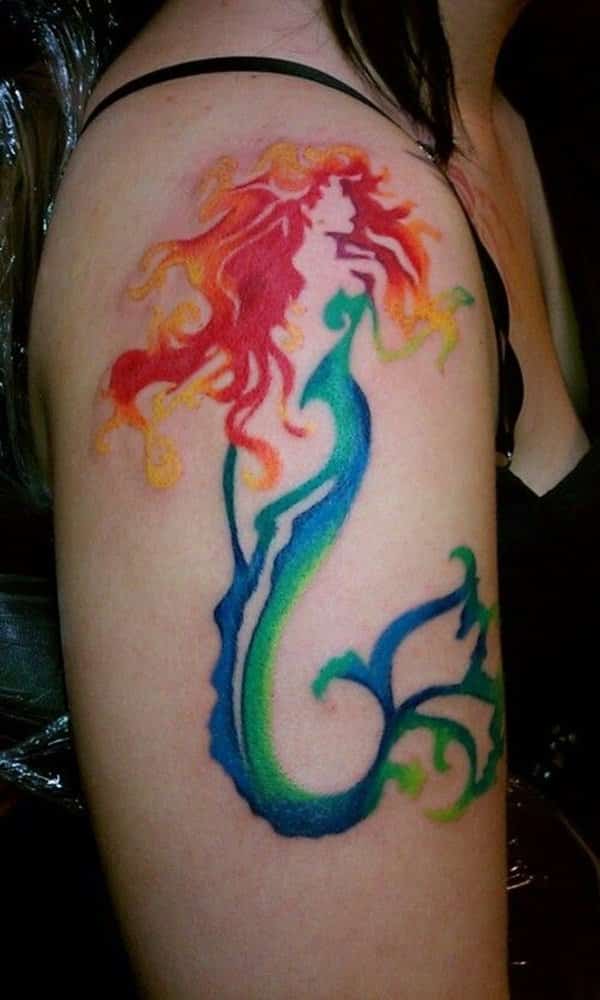 watercolor-Mermaid-Tattoos
