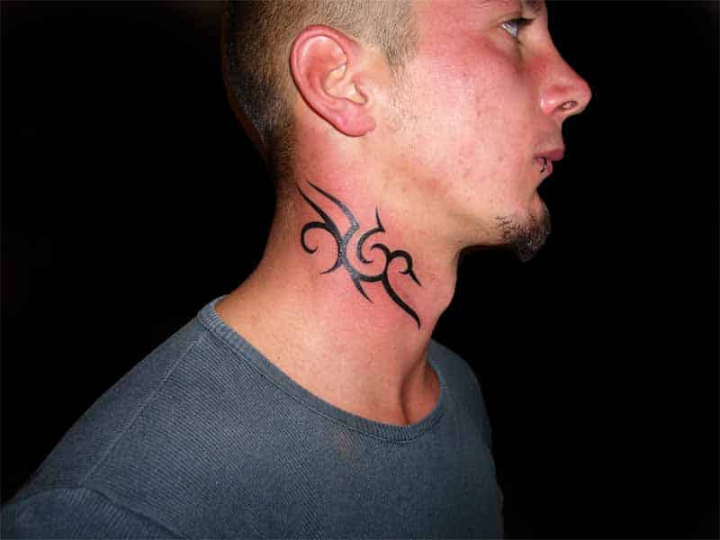 Tribal-Neck-Tattoo-for-Men