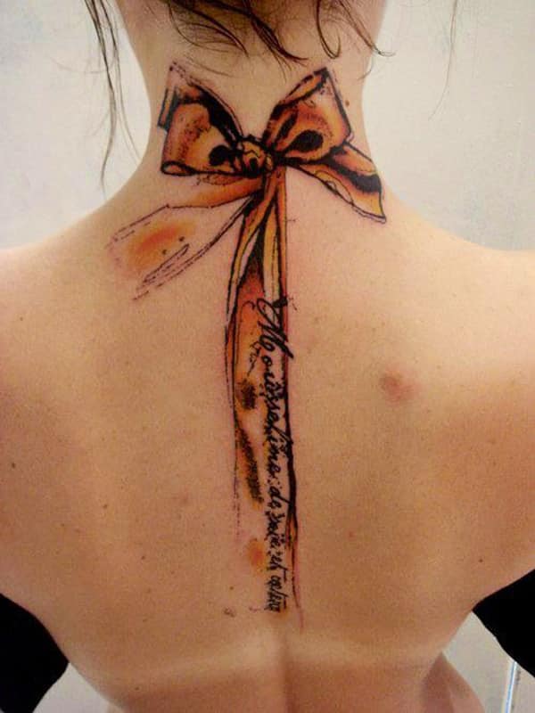 abstarct-back-neck-tattoo-for-girls