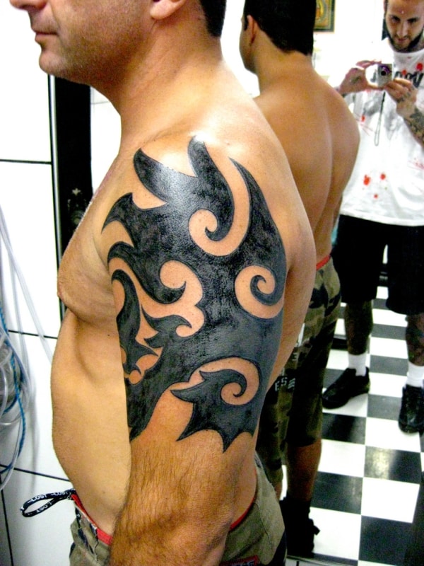 tribal-arm-tattoo ideas for men