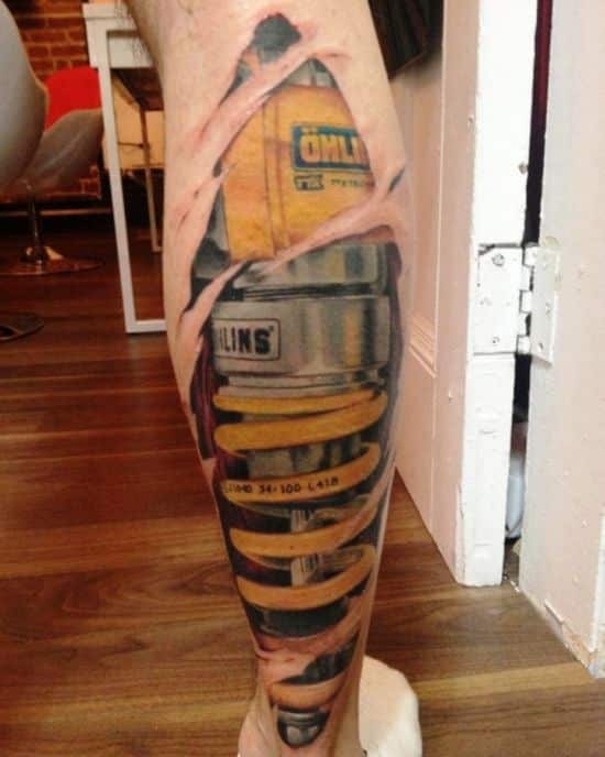 Biochemical-leg-tattoo-designs