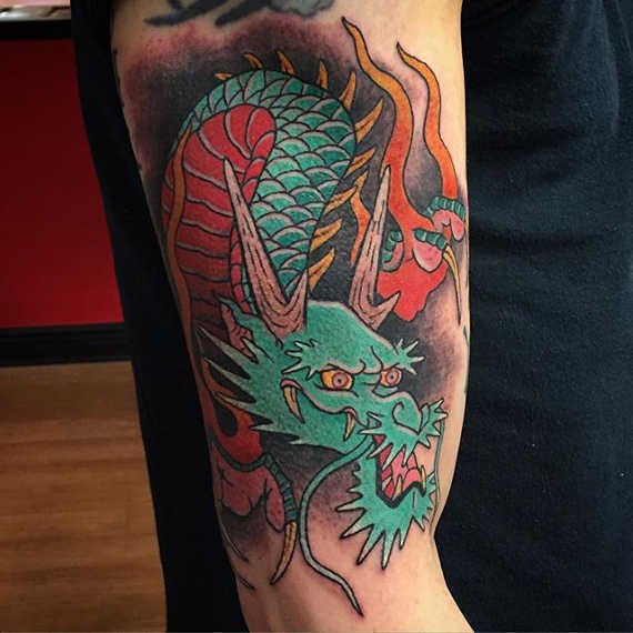 colorful-dragon-tattoos