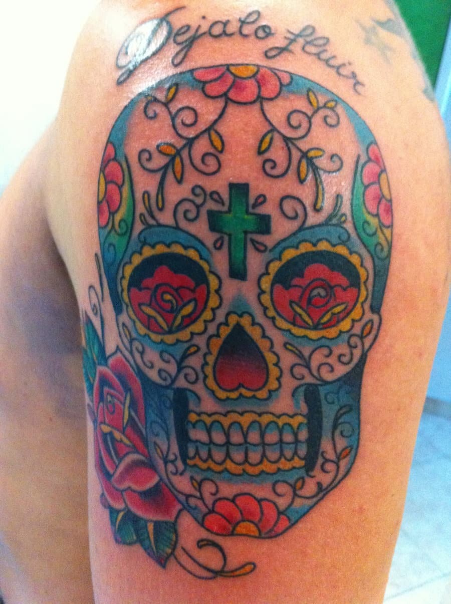 mexican_sugar_skull_color_tattoo