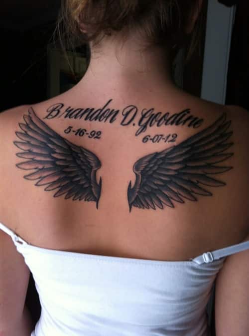 Angel Wing Tattoos Women
