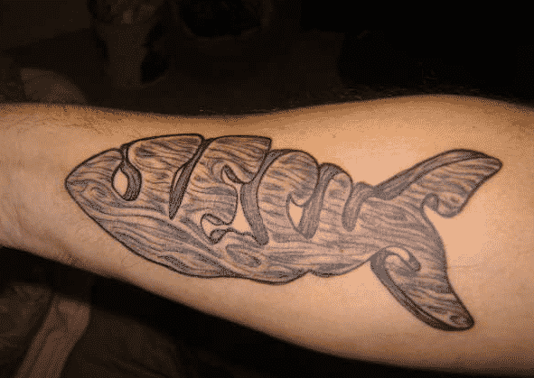 fish religious christian tattoos
