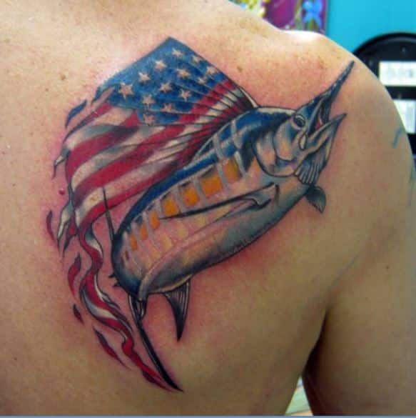 american flag badass tattoos