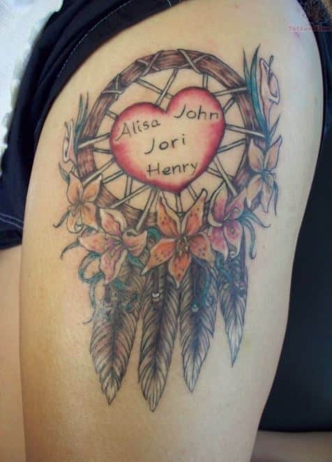 heart-and-dream-catcher-tattoo