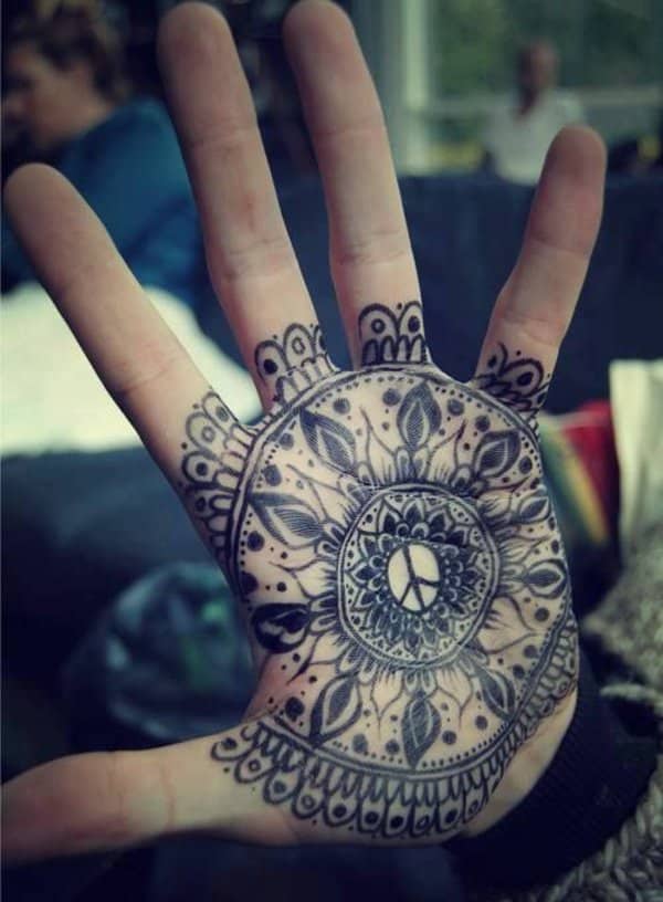 mandalas tattoo lotus mandala hand