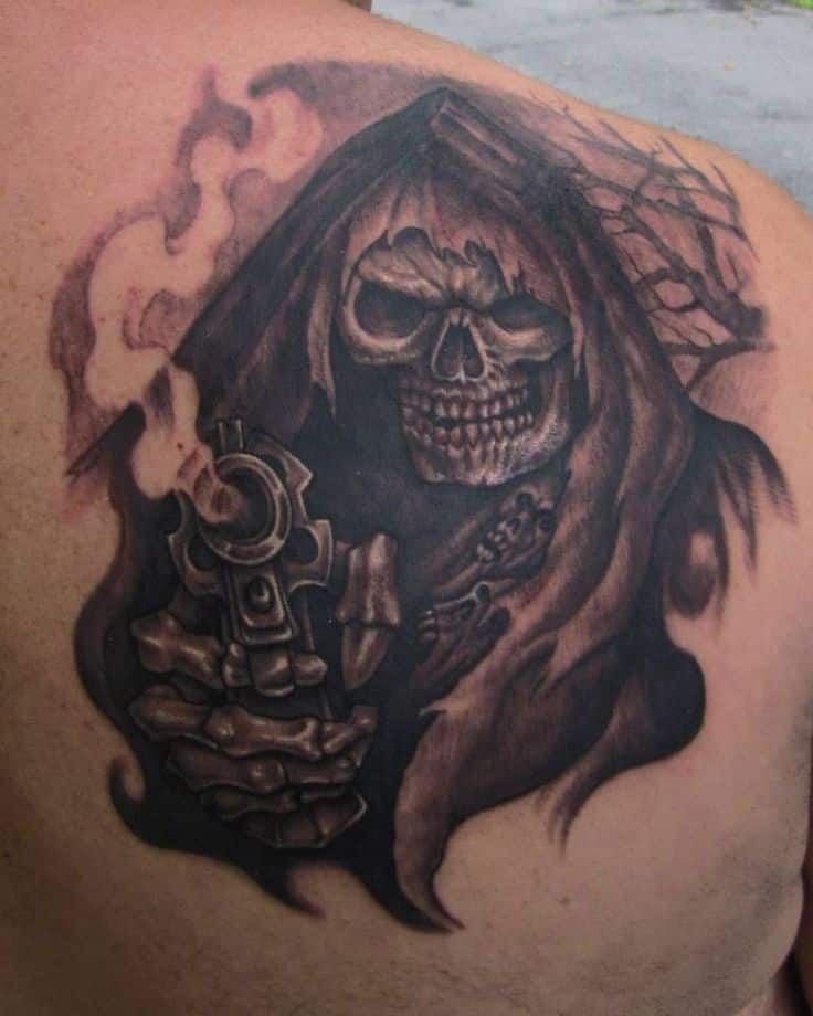 top grim reaper tattoos designs