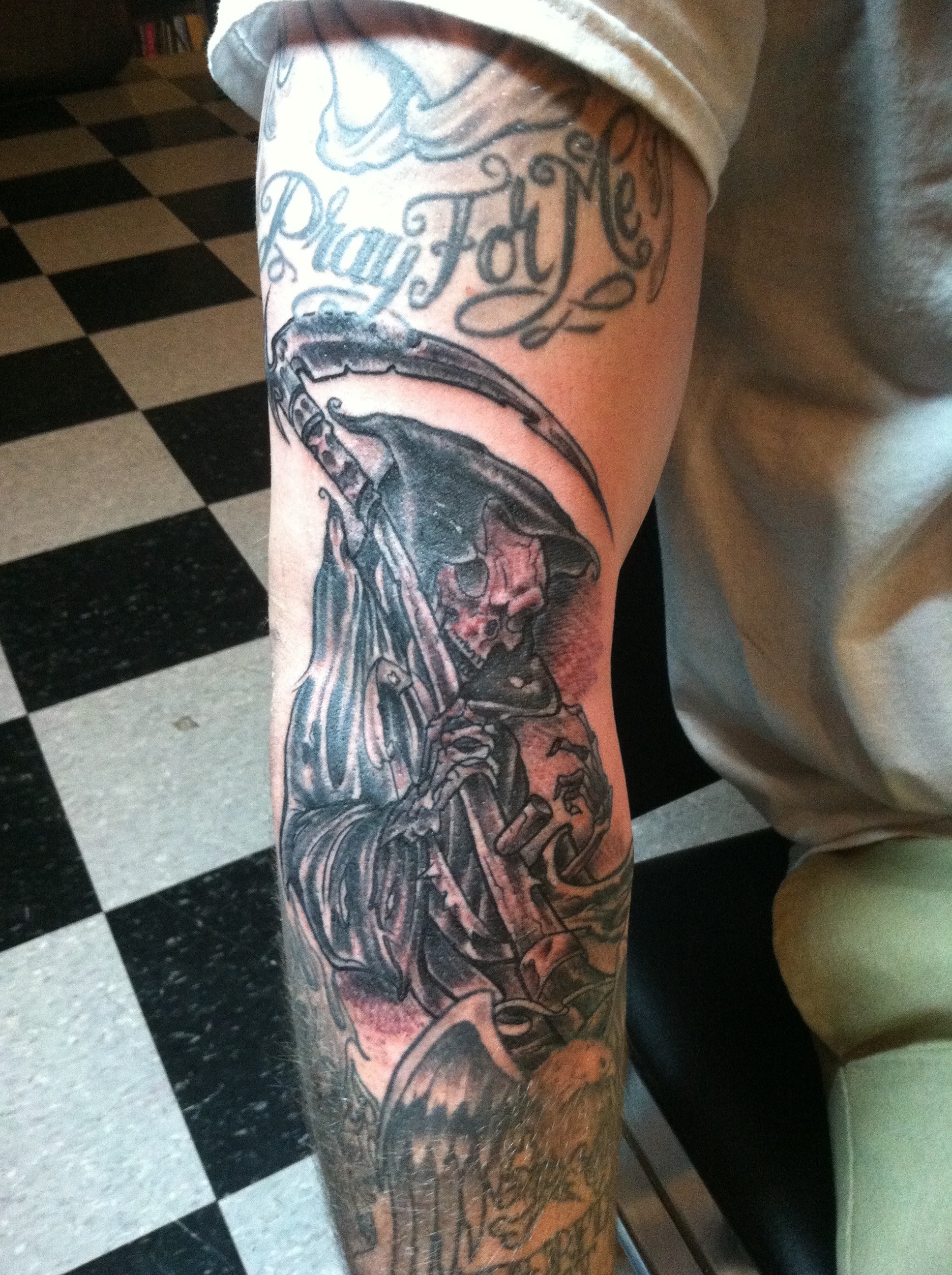 tattoos of the grim reaper