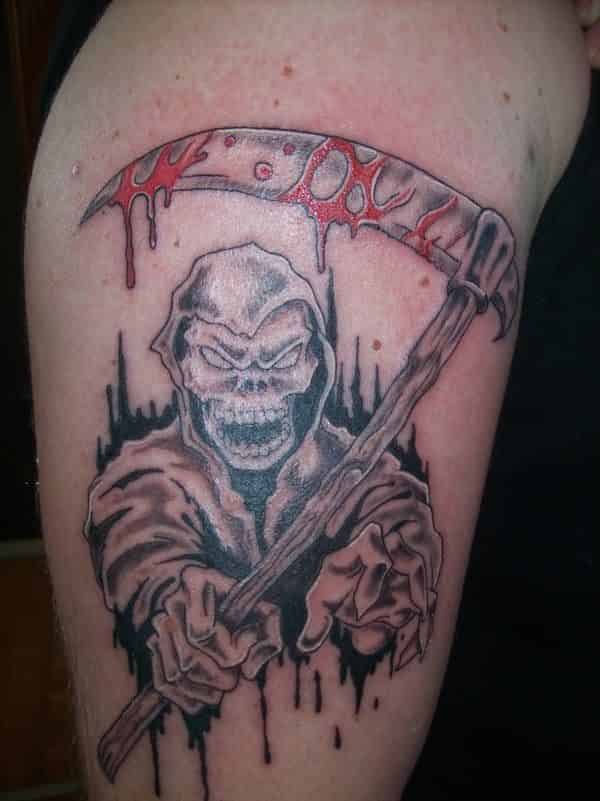 tattoos of the grim reaper