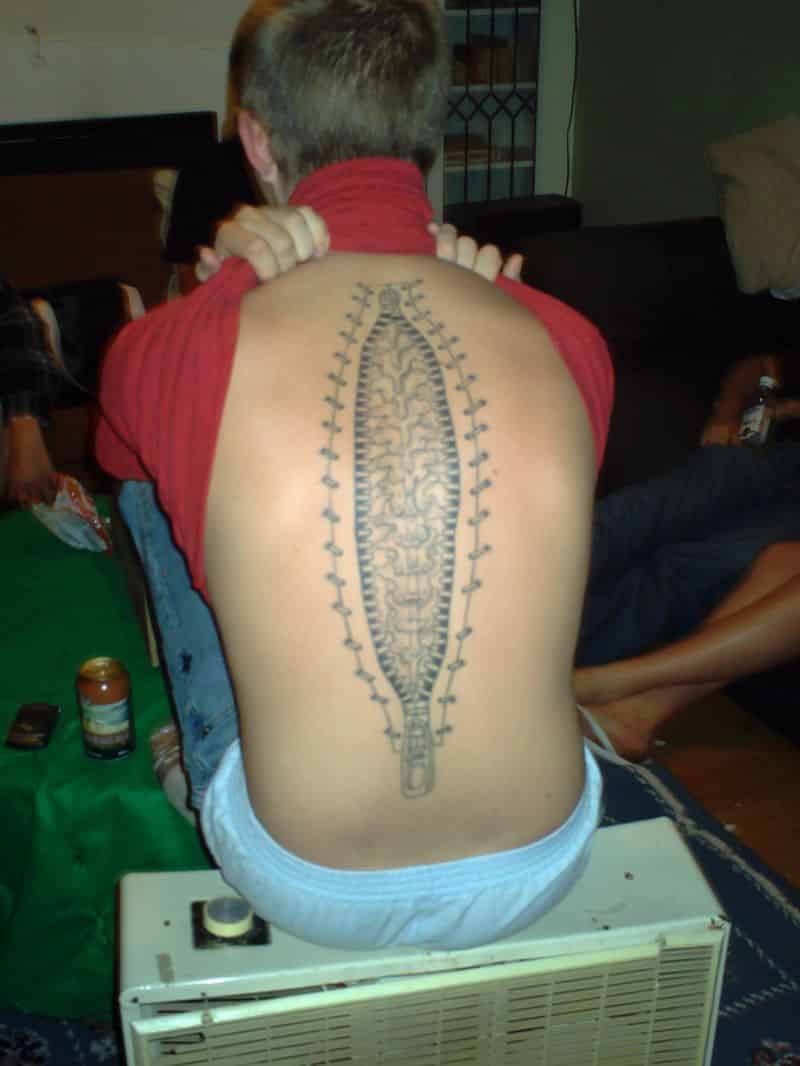 Cool Spine Tattoos For Men on Tattoo Ideas with Spine Tattoos For Men