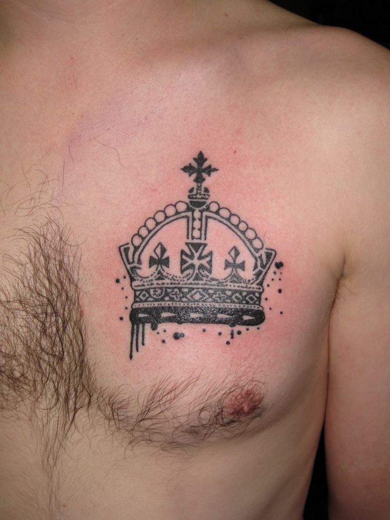 new king Crown Tattoos