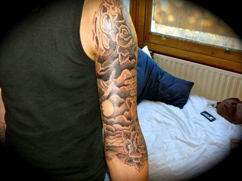 Cloud Tattoos On Arm
