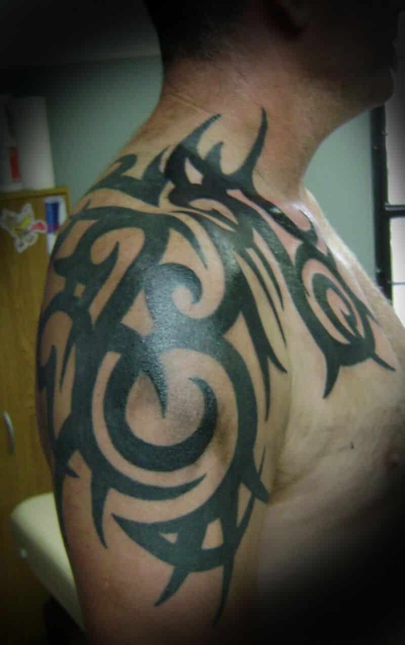 The Rock Tribal Half Sleeve Tattoos