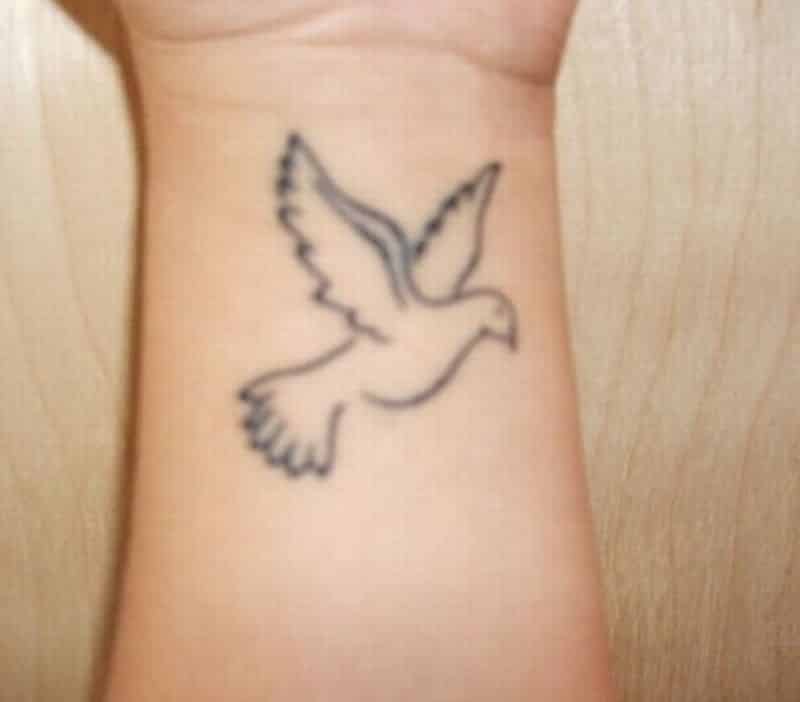 White Dove Tattoo