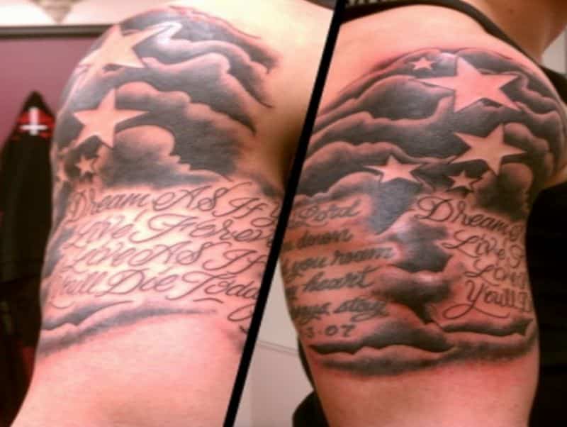 Cloud Tattoo Designs For Men Sky