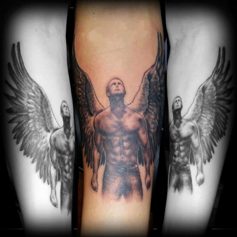 35+ Angel Tattoos To Celebrate An Adored Individual