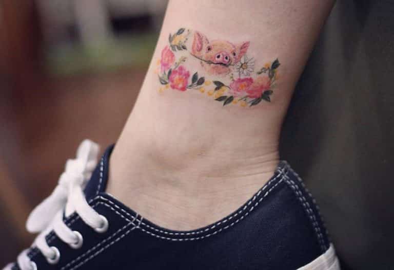 30 Too Awesome Ankle Tattoos Designs For Women