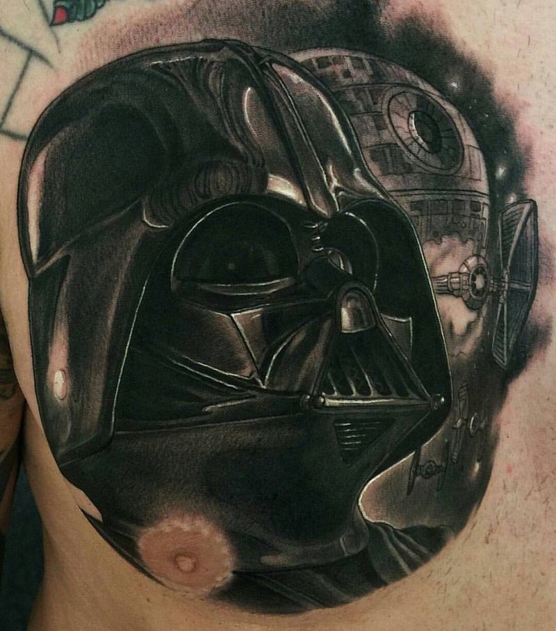 Awesome Darth Vader Tattoo