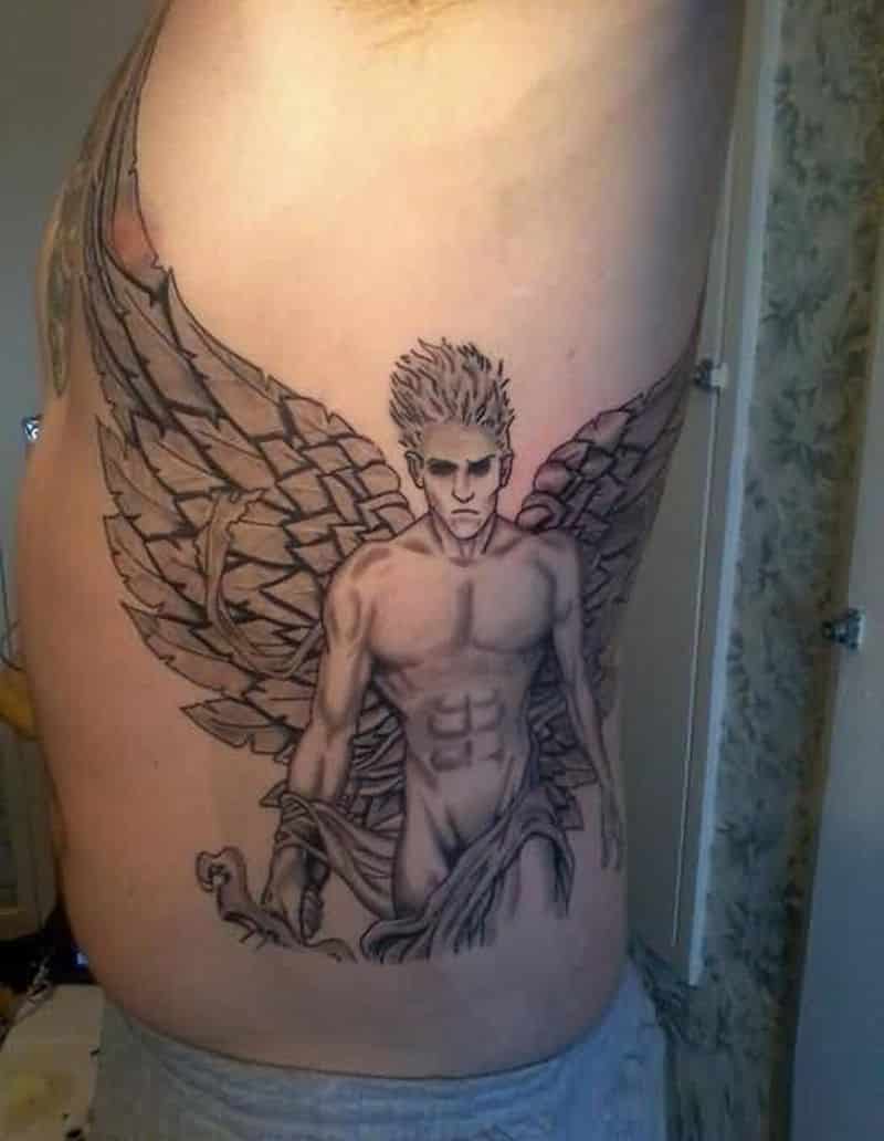 Cool Angel Coy Tattoo