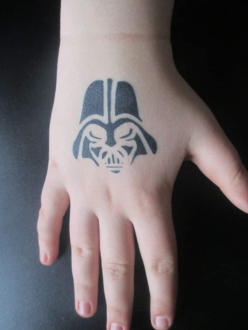 Darth Vader Airbrush Tattoo