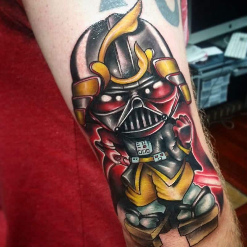 Darth Vader Tattoo On Full Arm
