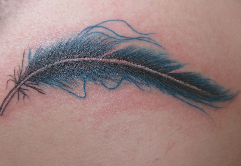 Rick Mcgrath Blue Feather by Rick Mcgrath TattooNOW