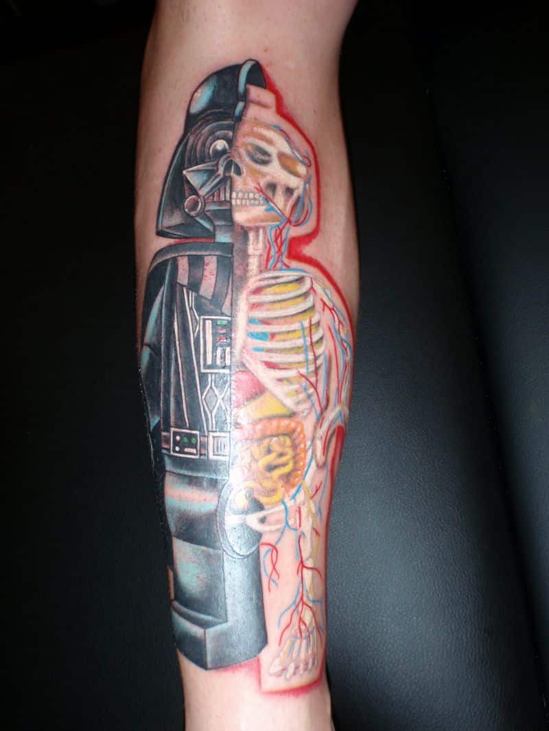 Full Arm Vader Tattoo