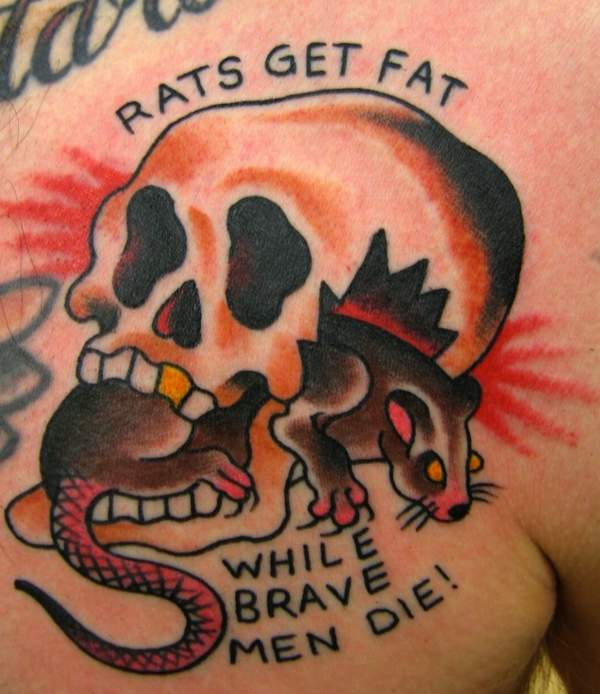 rats get fat tatto meaning