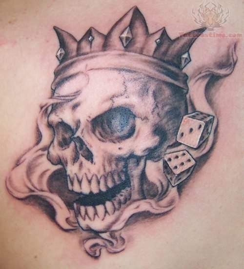 Fiery Dice Tattoo Idea