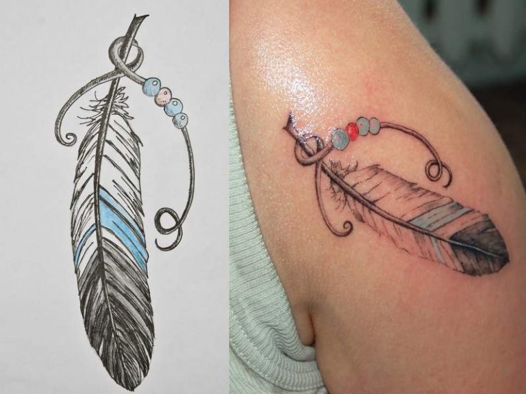 Amazing Feather Tattoos Designs For Man And Women