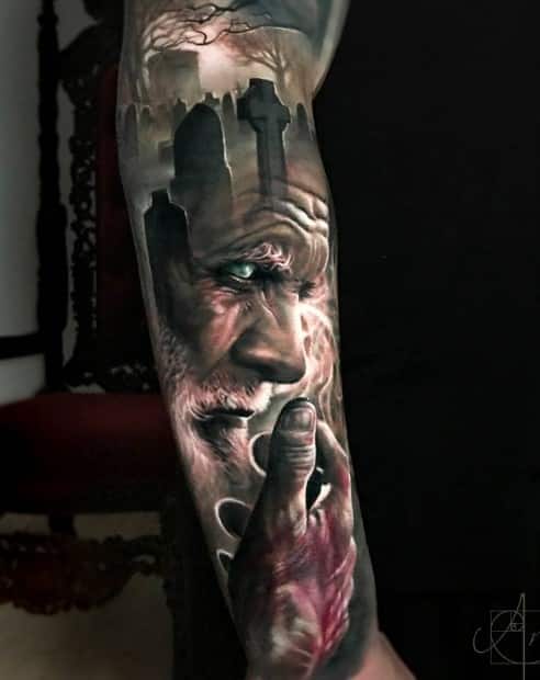 Death Inspired Tattoo