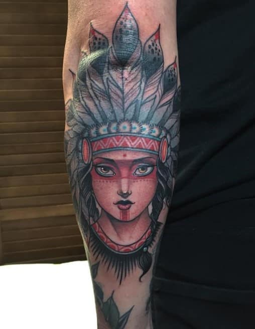 Native Forearm Tattoo