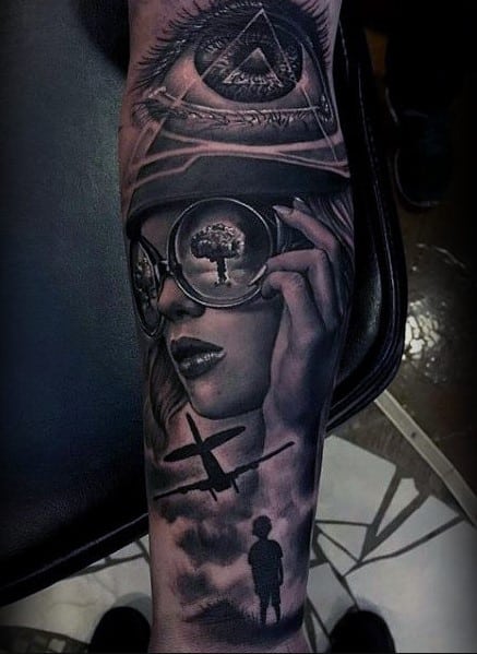 Realistic And Classy Inner Forearm Tattoo